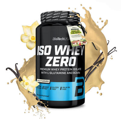 Wei-isolaat - iso whey zero (908g) - vanille