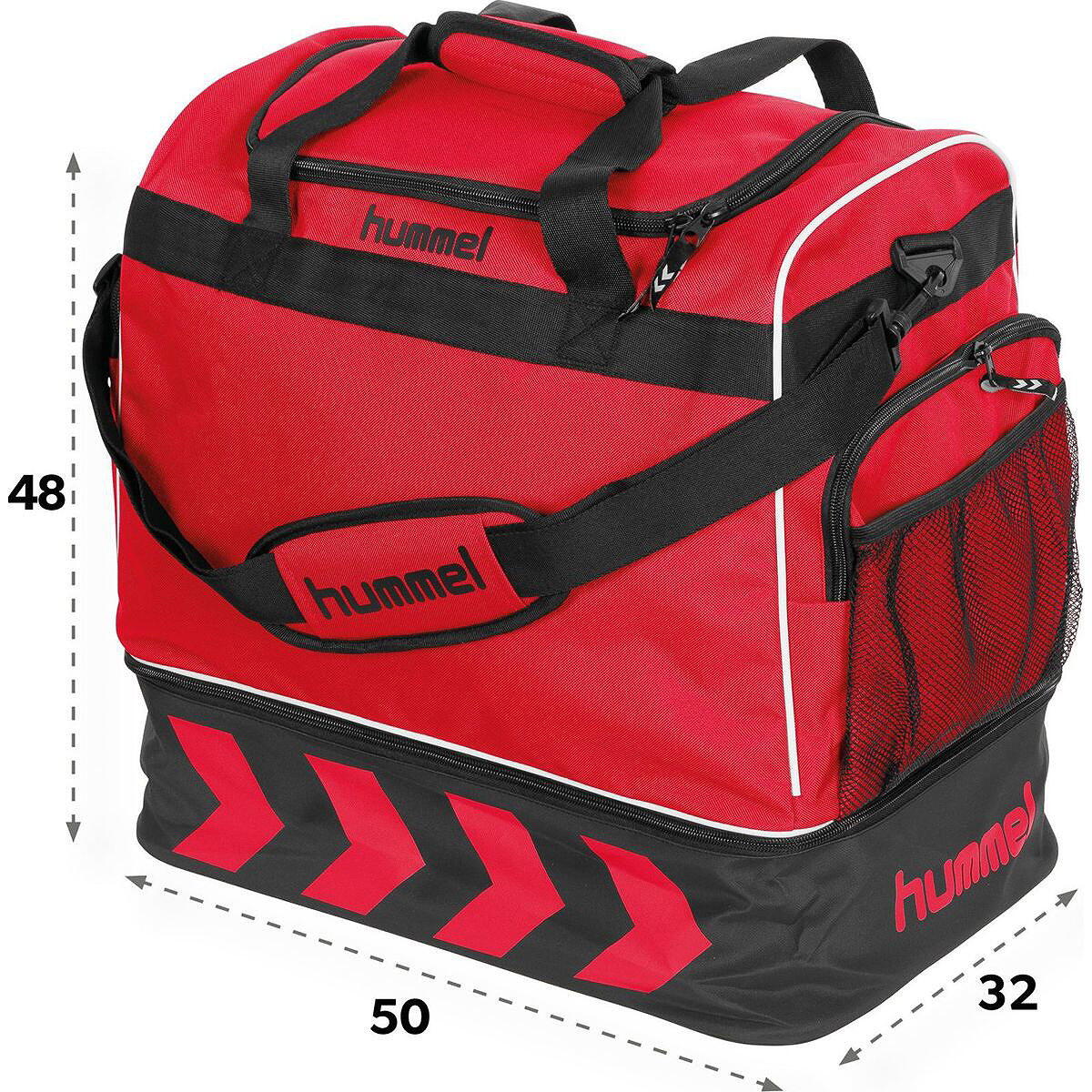 Hummel Pro Supreme sac de sport avec compartiment inférieur - rouge 2/5