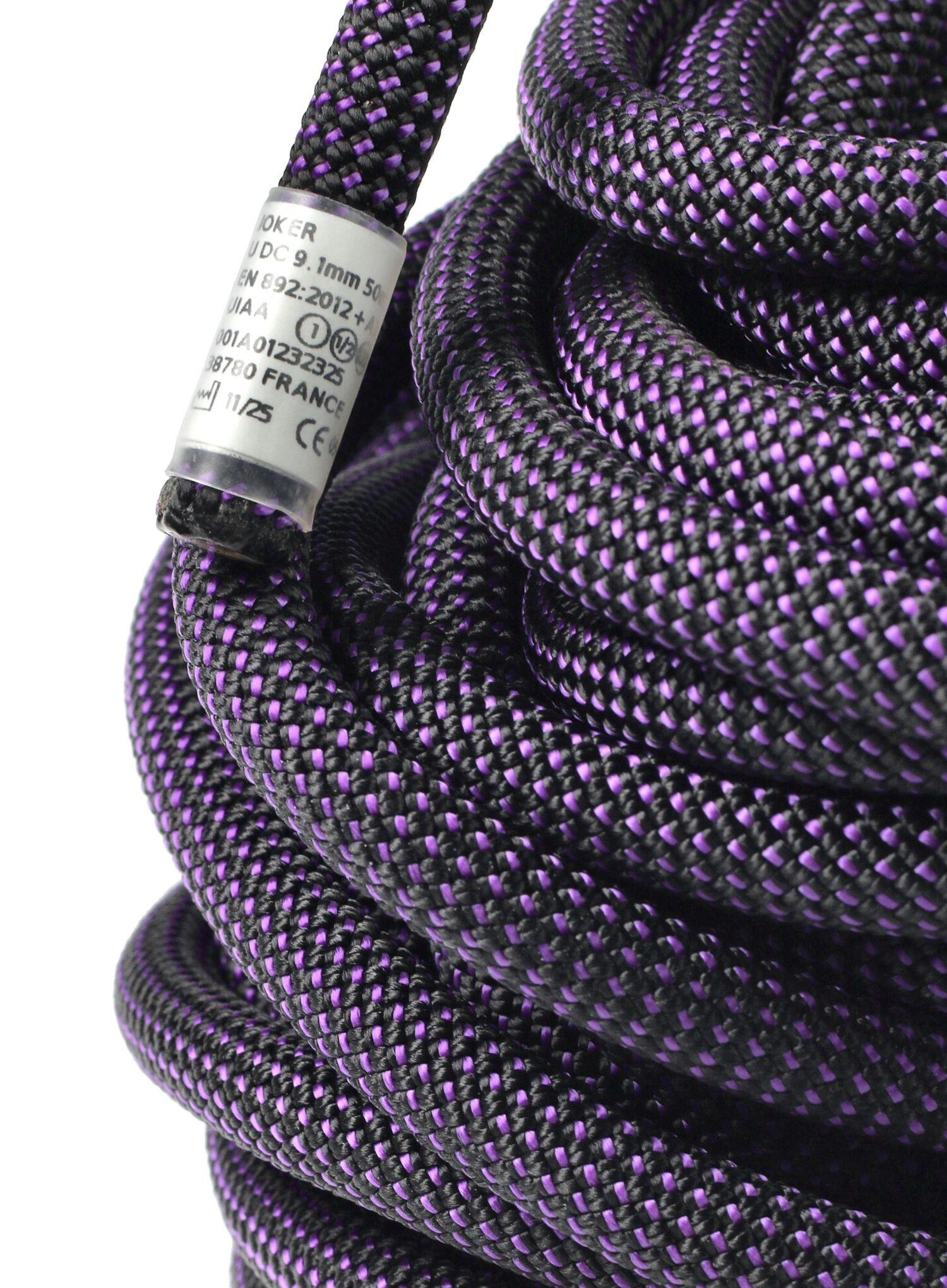 Lina dynamiczna Beal Joker 9,1 mm 50 m Unicore Dry Cover - purple 6/6