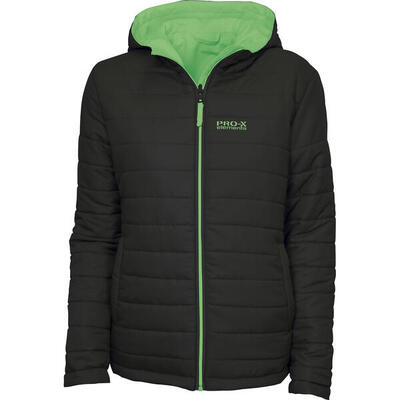 Dames omkeerbare jas heike marineblauw / bessenrood