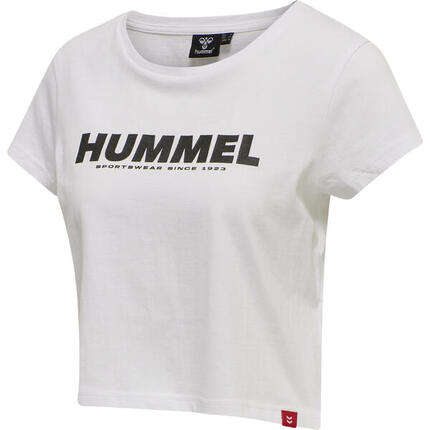 Damska koszulka crop top Hummel Legacy