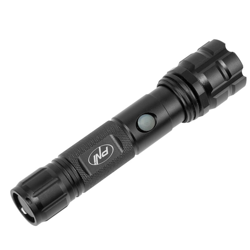 Lanterna de alumínio PNI Adventure F10 com led 1x6W, foco de 500lm até 200m, com