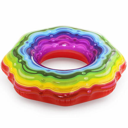 Bouée natation ronde arc en ciel enfant Bestway