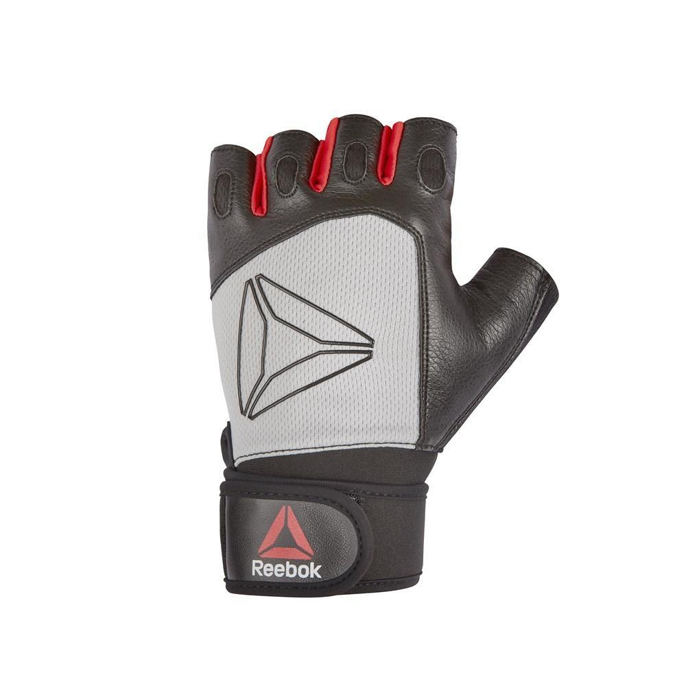 REEBOK Reebok Weight Lifting Gloves, Grey