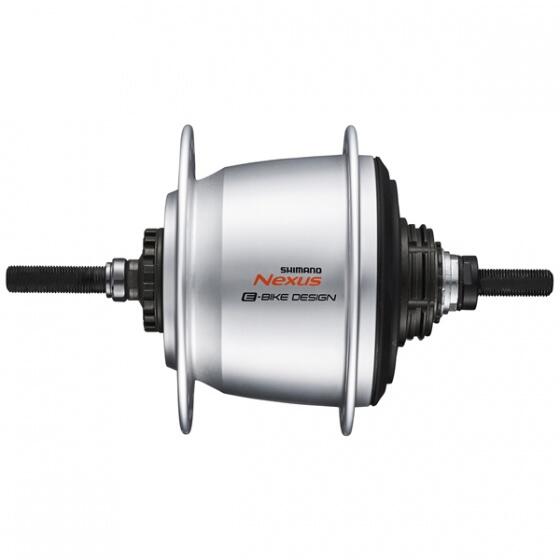 SHIMANO Versnellingsnaaf SG-C7000 Nexus 5V 16G 187/32 zilver