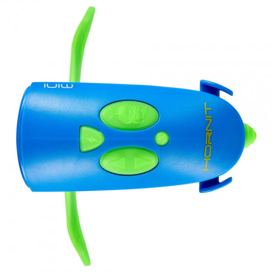 Mini Hornit – Campanello e luce per bici e monopattino - verde/blu 5/5