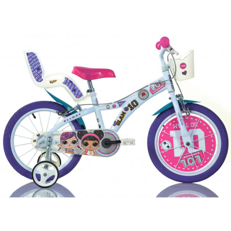 Bicicleta de Menina 16 polegadas L.O.L. Surprise 5-7 anos