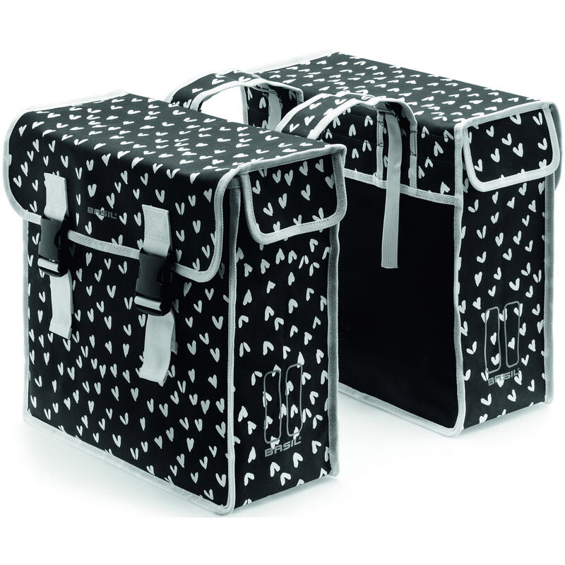 Sacoche Double Mara Xl 35 Litres 37 X 15 X 44 Cm - Heart Dots