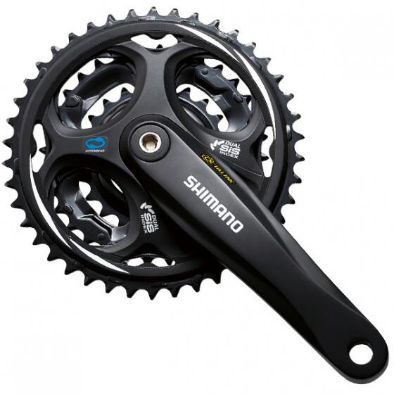 Conjunto de manivelas 8/7v shimano fc-m311