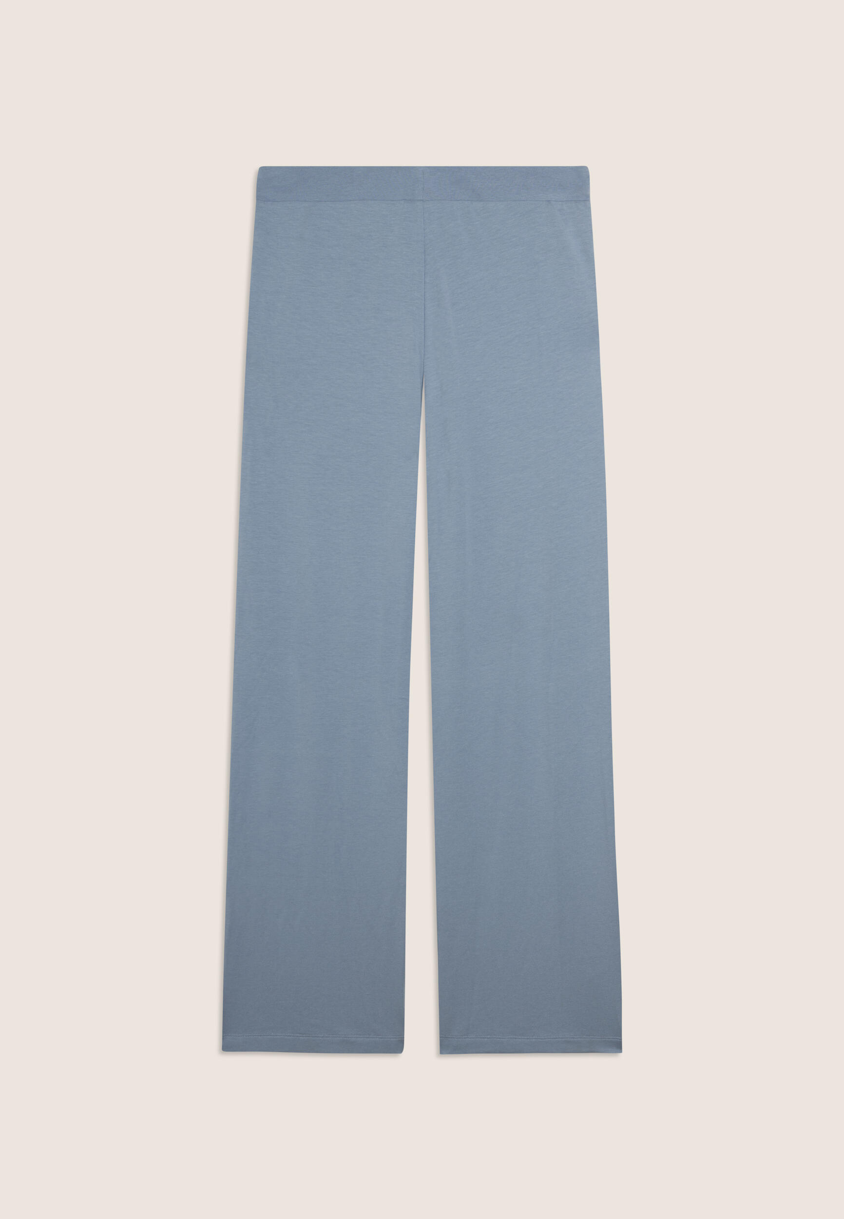 Pantalón deportivo con pernera ancha y strass 5/5