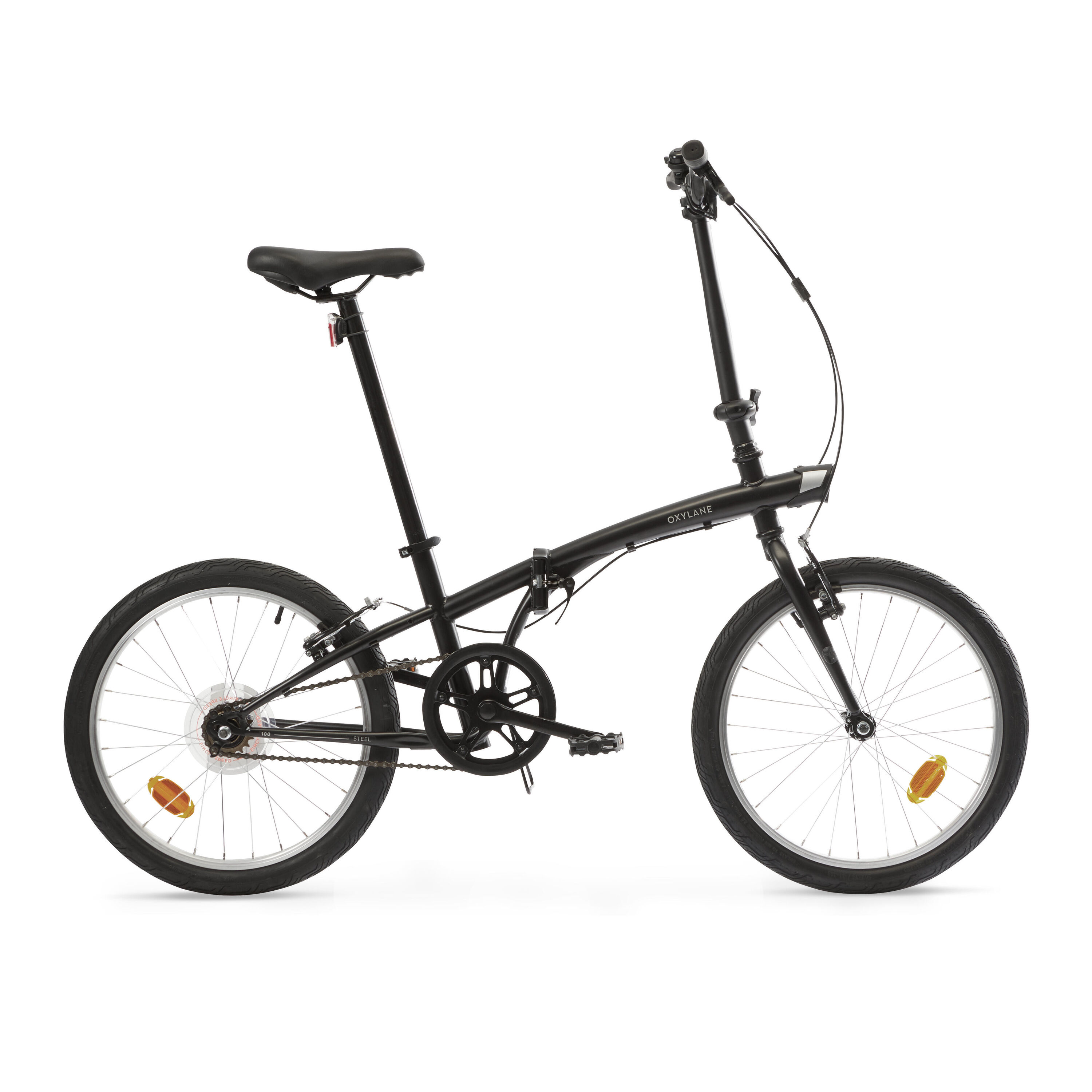 BTWIN REFURBISHED 20 INCH FOLDING BIKE BTWIN  100 - BLACK -  C GRADE