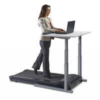 Tapis de Course incl Bureau 122cm - TR1200 - DT7 - Réglable - 174x97cm