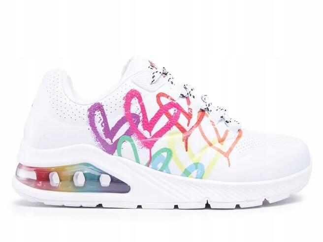 Buty Damskie Skechers Uno 2 155521-Wht Niskie 2/6