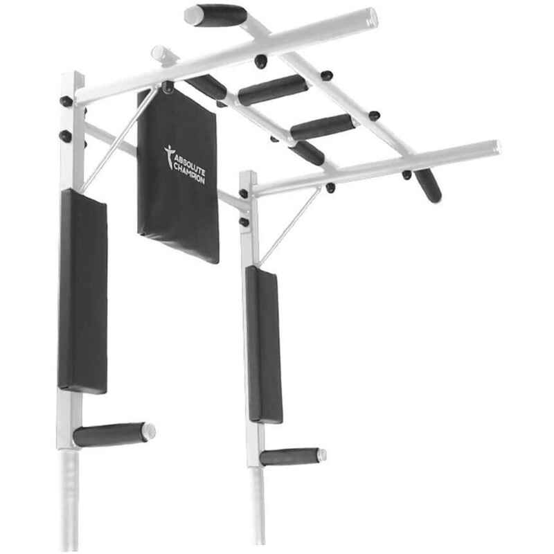 Klimmzugstange, Pull Up Bar Multifunktional, Dip Station 3 in 1, Ironman - Weiß