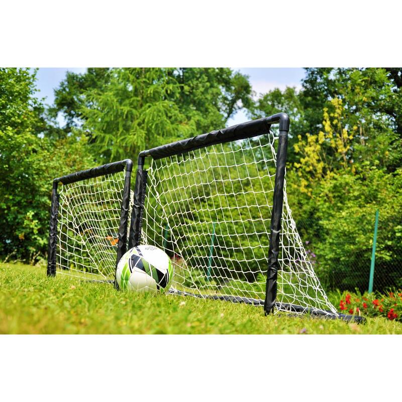 Paire de mini buts en PVC - 0,9 x 0,6m (avec ballon et pompe)