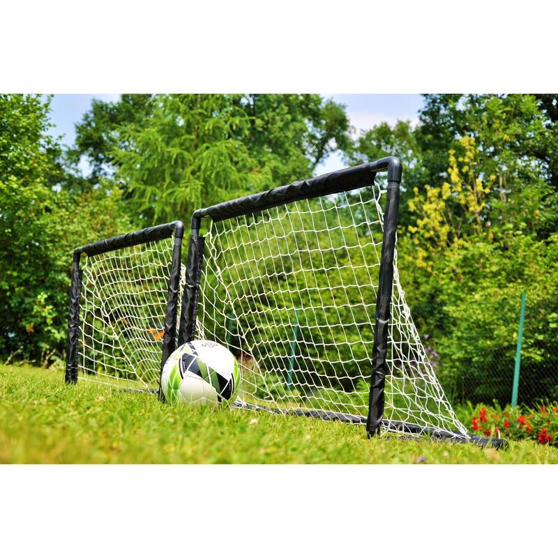 Randaco But de Football pour enfants, filet de football pliable Mini Cage  de football 120 x 90 x 90 cm