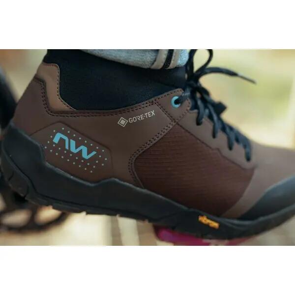 Northwave Multicross Mid Gtx MTB-Schuhe Schwarz/Braun 4/5
