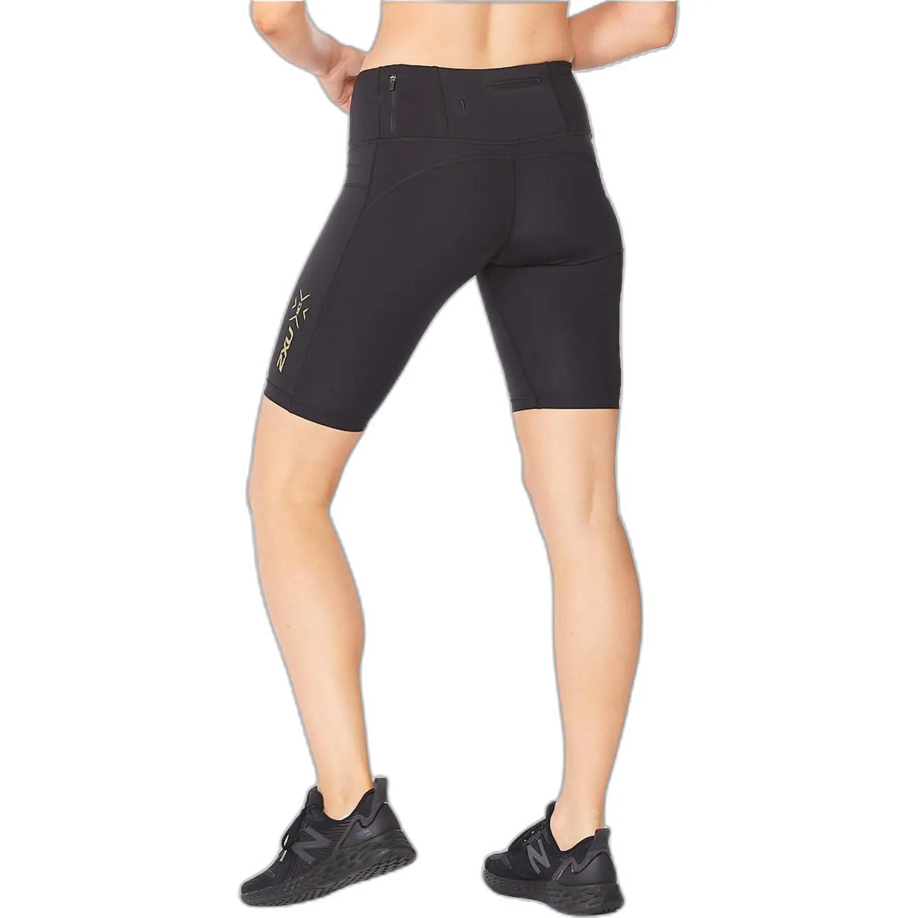 Short de compression taille moyenne femme 2XU Light Speed 2/3