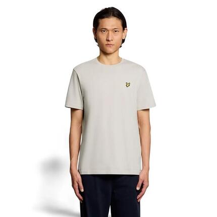 T-shirt uomo regular a tinta unita con logo