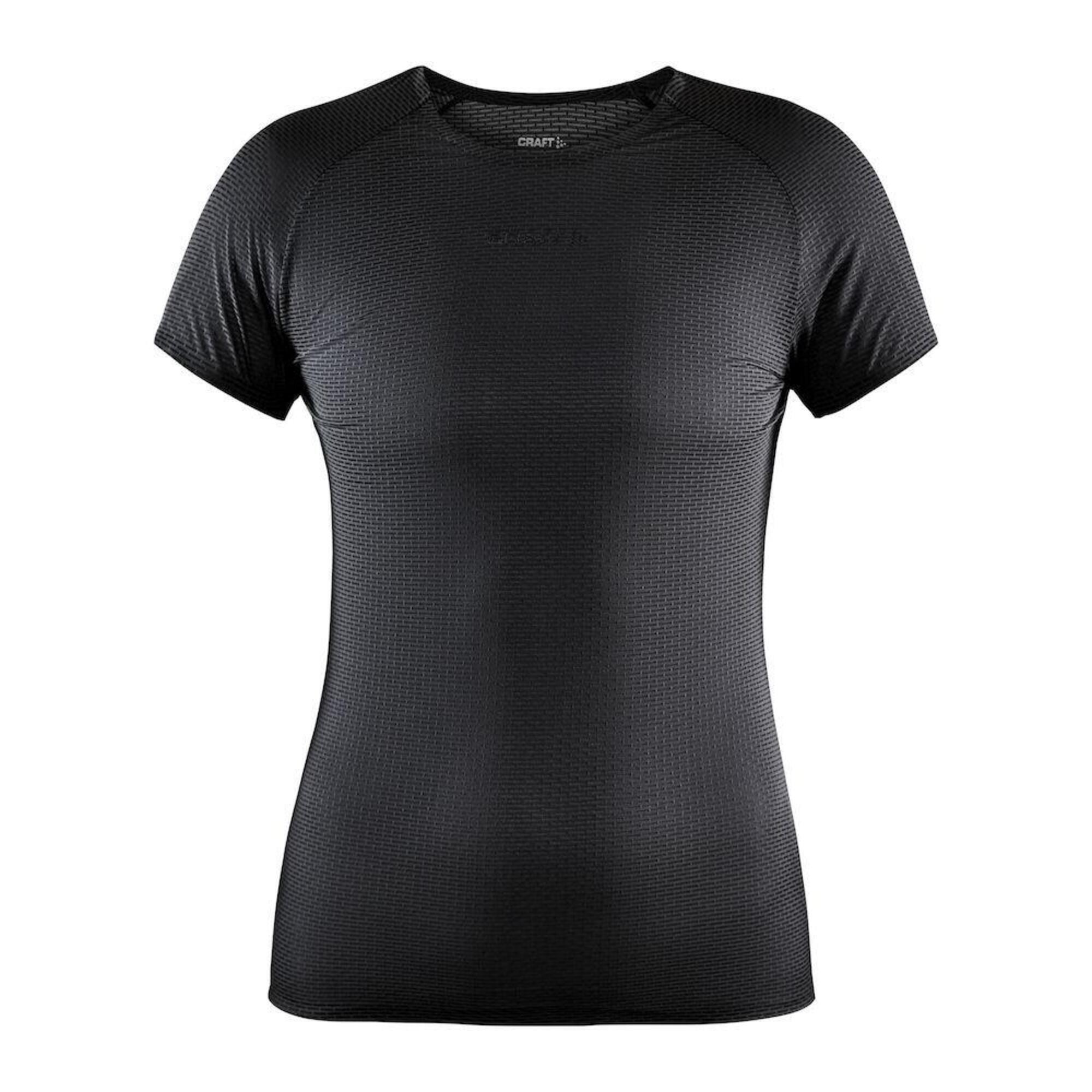 CRAFT Pro Dry Nanoweight Short Sleeve Womens Baselayer Black