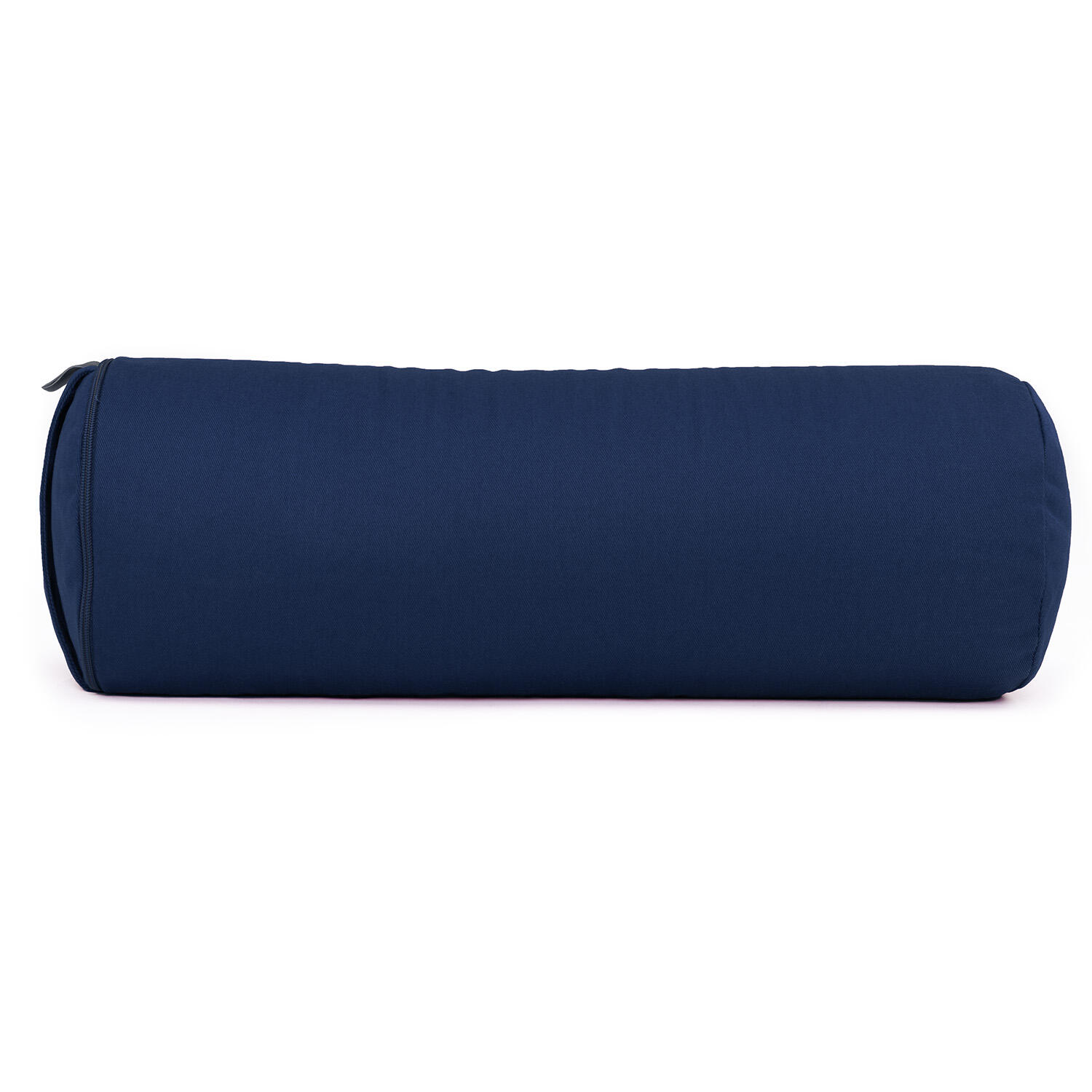 Yoga Mini-Bolster (rund), Nackenrolle, ECO, Buchweizenschalen Dunkelblau 2/5