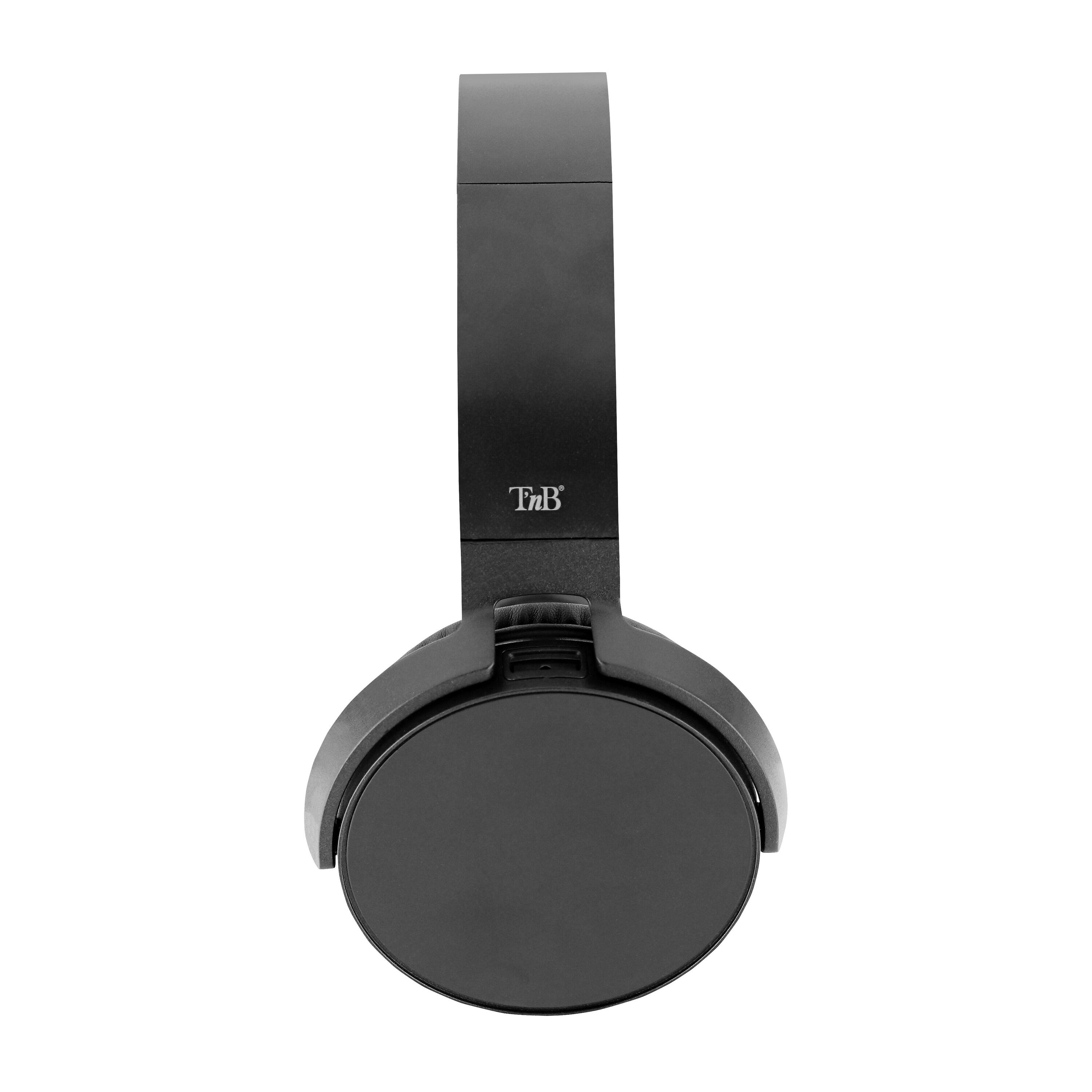 T'nB - Casque sans fil Running Single Bluetooth, pliable Noir 3/4