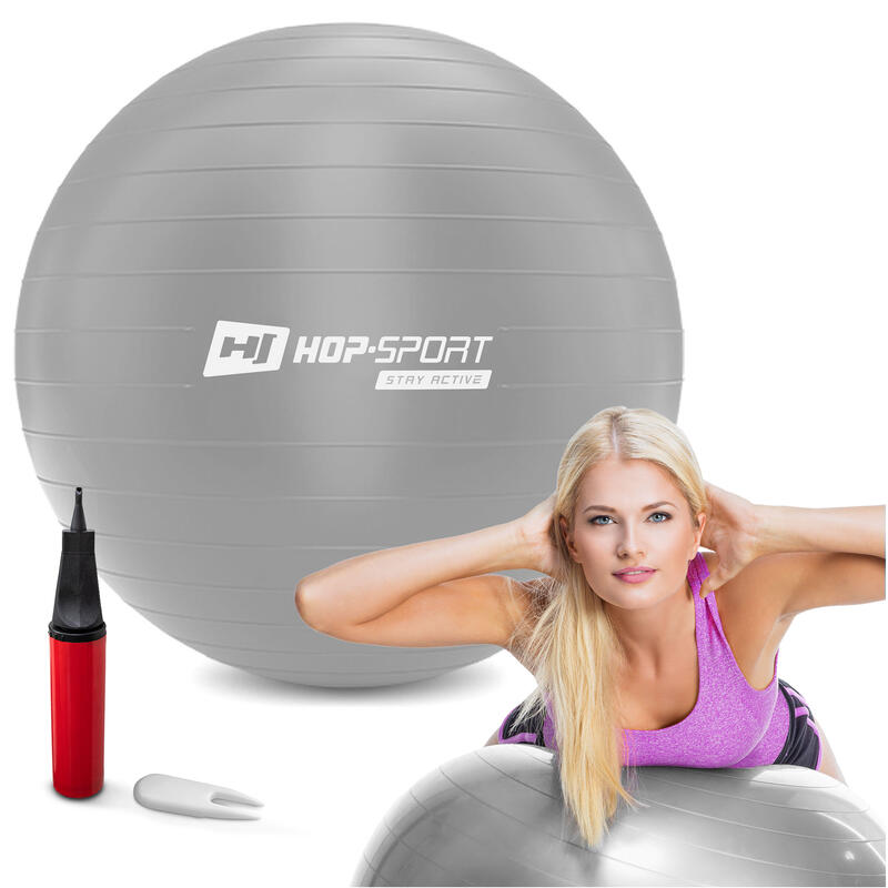 Piłka fitness 65cm z pompką Hop-Sport