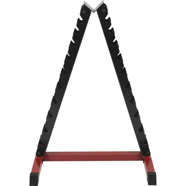Second Hand -Stand pentru gantere fixe chrome- Ca nou 2/3