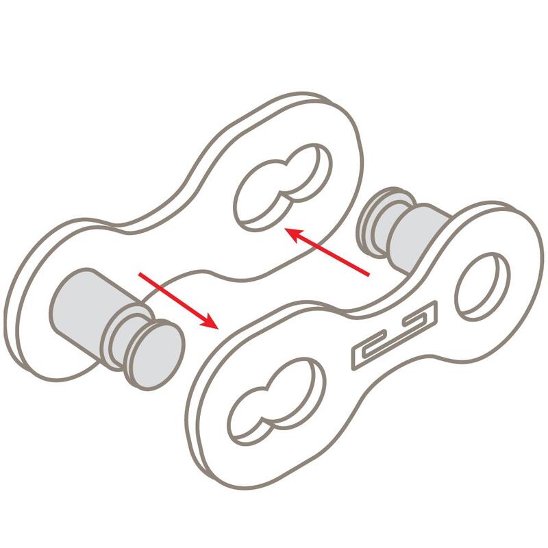 Za conectare rapida lant SRAM PowerLink 11, Culoare: Silver