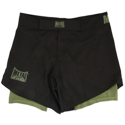 Mma shorts metal boxe dual