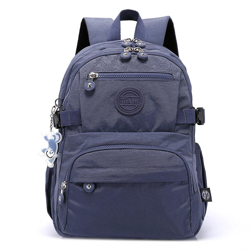 Backpack with Nylon Waterproof Blue