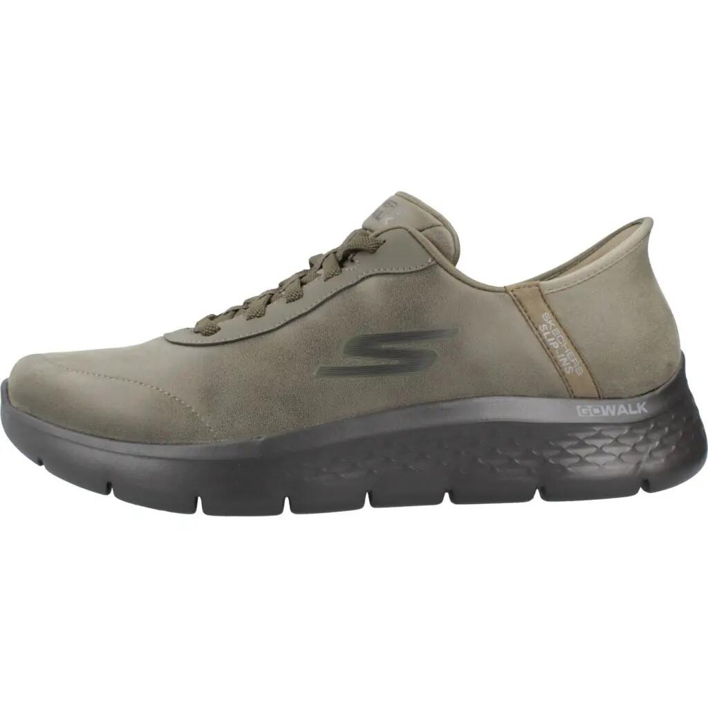 Buty SKECHERS SLIP - INS GO WALK FLEX - SMOOT Zielony 2/5