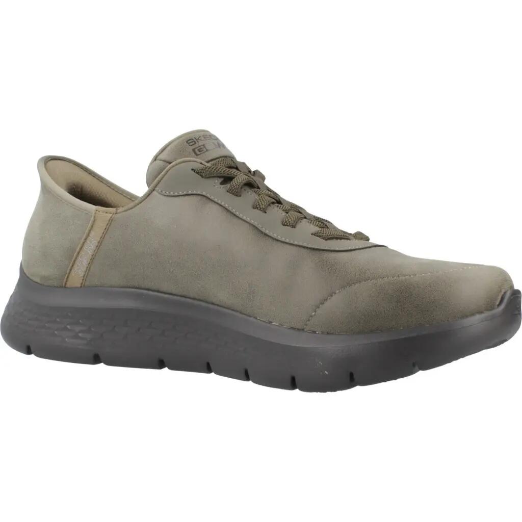 Buty SKECHERS SLIP - INS GO WALK FLEX - SMOOT Zielony 5/5