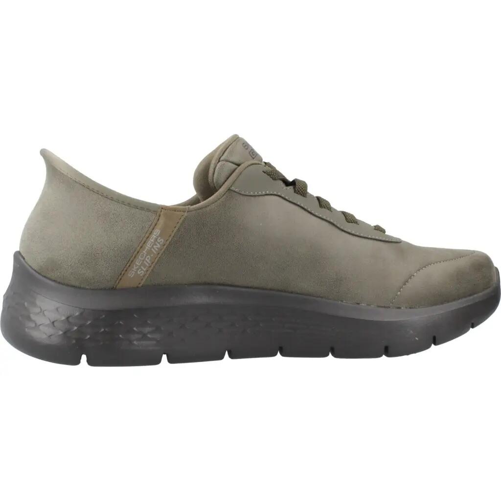 Buty SKECHERS SLIP - INS GO WALK FLEX - SMOOT Zielony 4/5