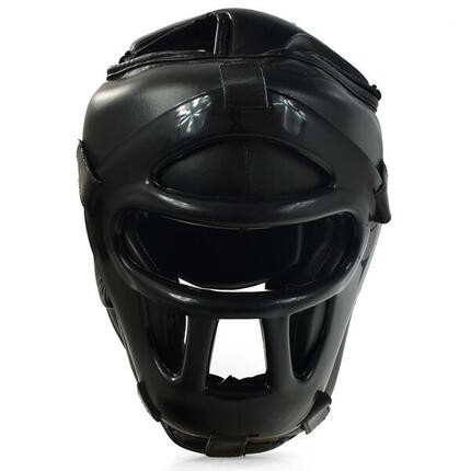 PROFIGHT 703 PU Boxhelm mit Gitter schwarz