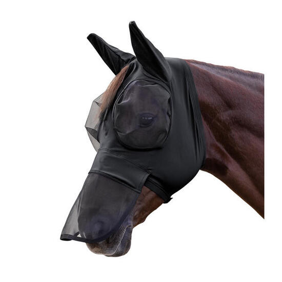 Insektenmaske für Pferde mit Nasenschutz Waldhausen Puck