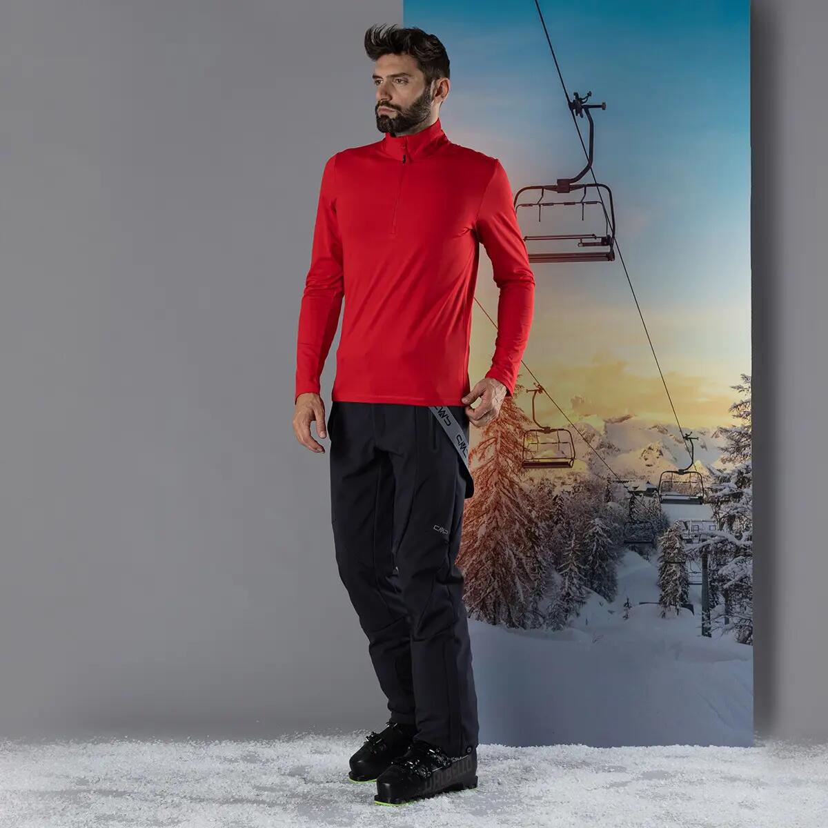 Maglione a collo alto con mezzo zip CMP 5/6