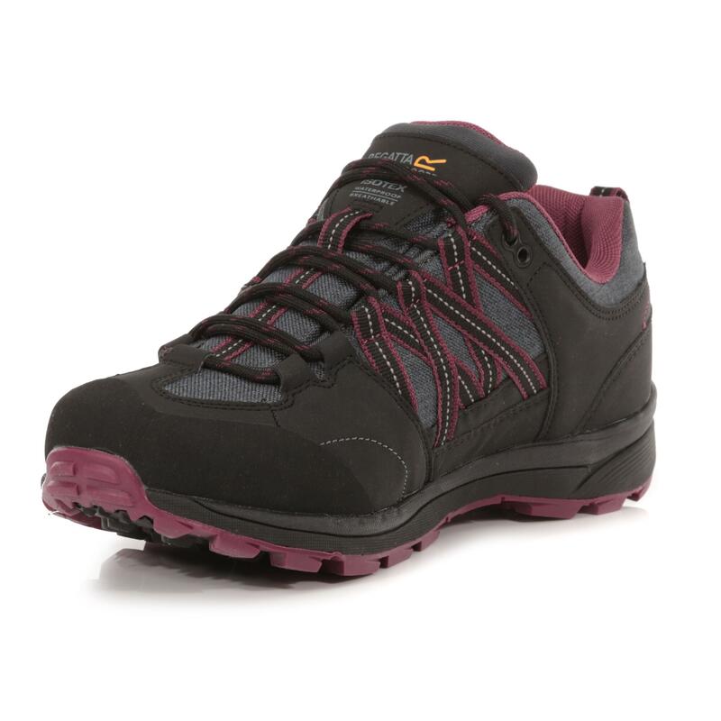 Lady Samaris II Dames Hiking Schoenen - Zwart / paars