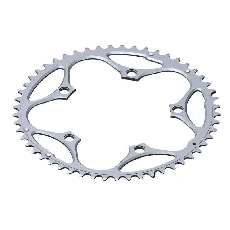 Plateau Shimano/Sram/FSA Type S Dural 9/10S 48T Pas 110 Argent