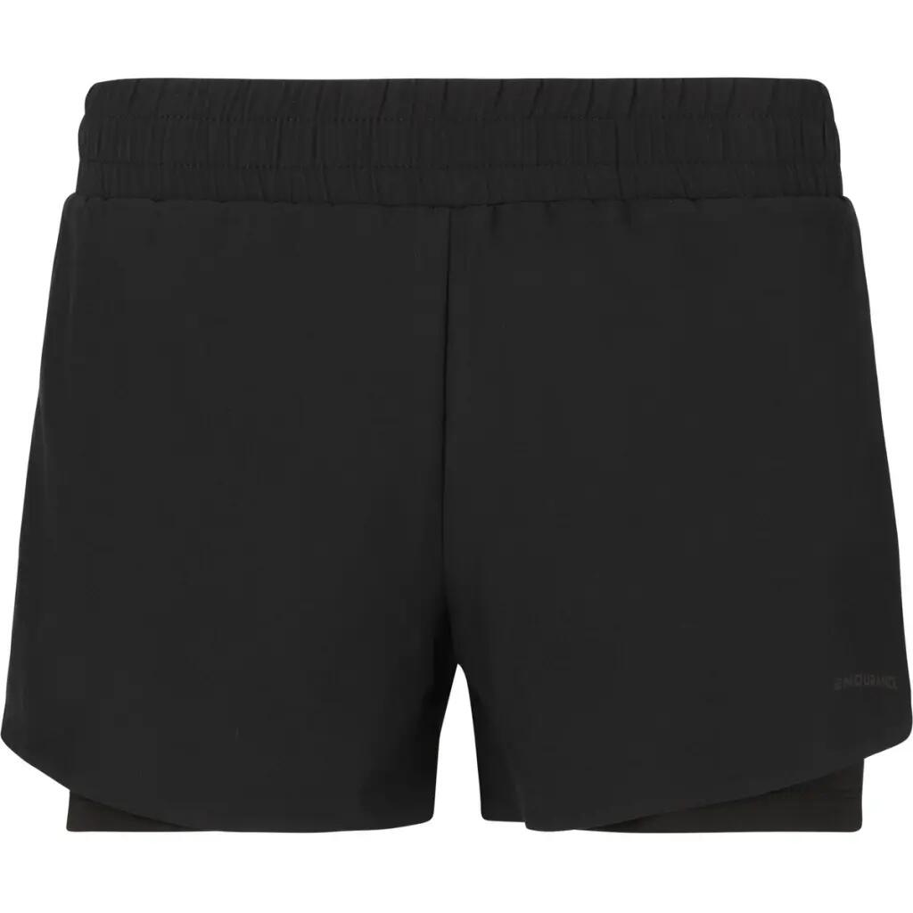 Women's 2-in-1 shorts Endurance Val