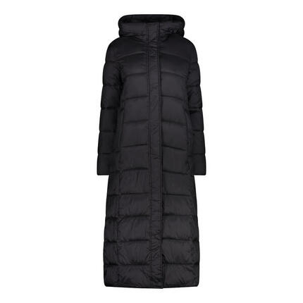 Doudoune à capuche longue à effet brillant femme CMP