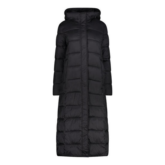 Doudoune à capuche longue à effet brillant femme CMP