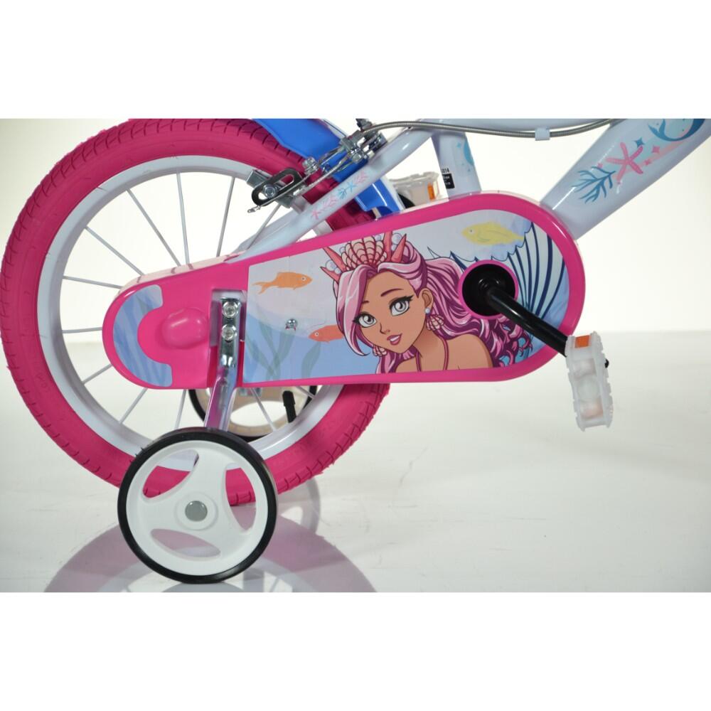 Bicicleta Niños 16 Pulgadas Sirena 5-7 años 6/7