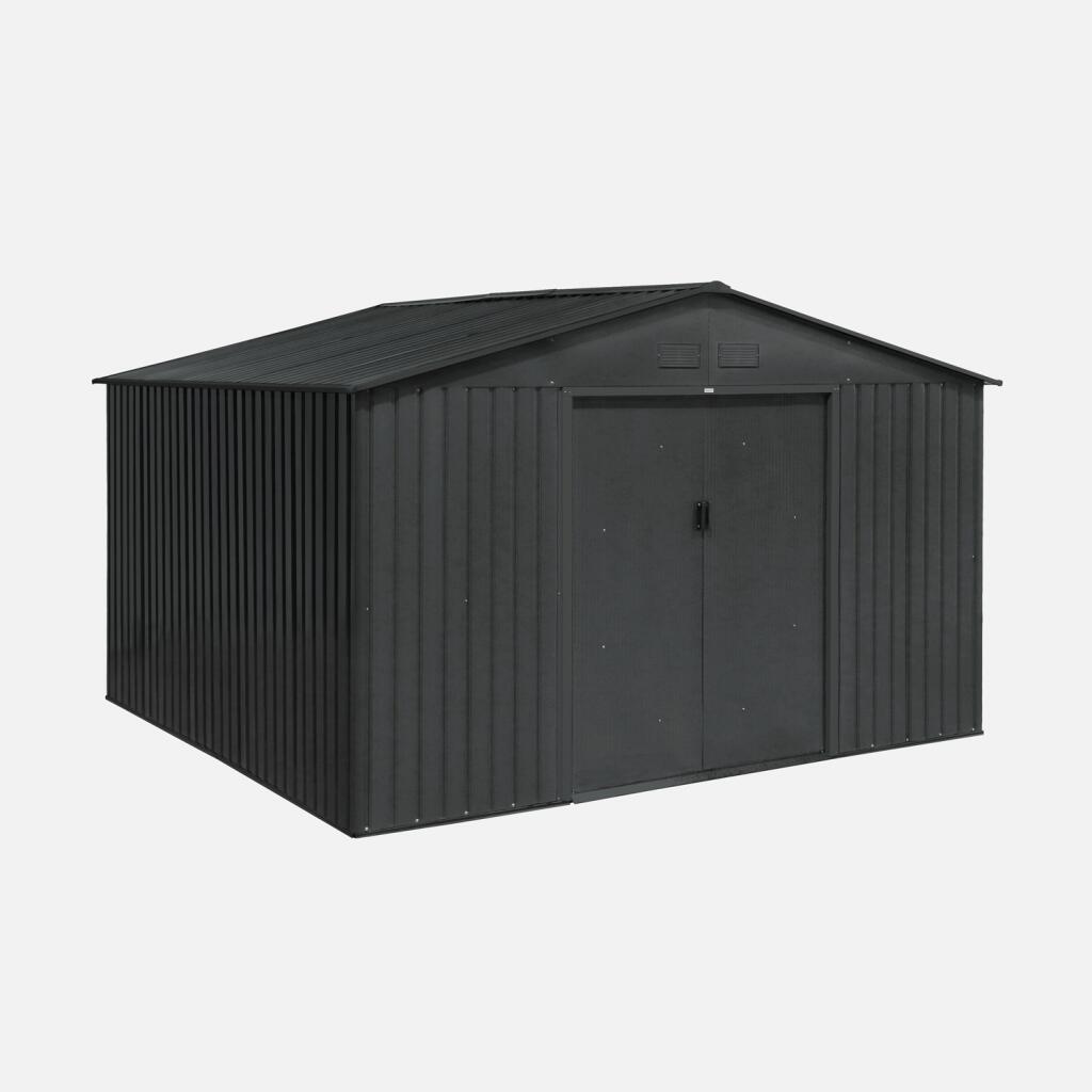 Sweeek Galpão Metálico De Jardim, 10.85M², Antracite Cinzento da Decathlon