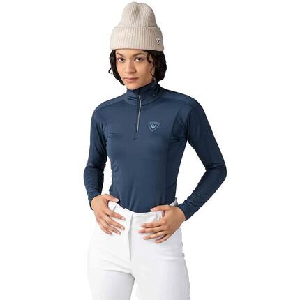 Sous-pull classique 1/2 zip femme Rossignol