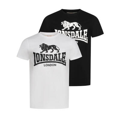 Set van 2 regular fit t-shirts lonsdale blairmore