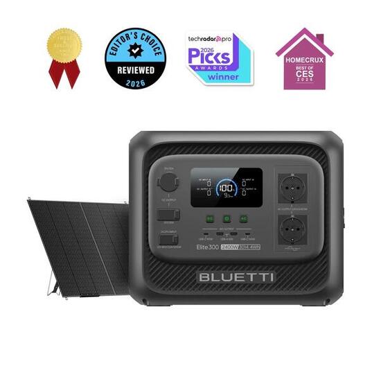 Elite 300 +350W Tragbare Powerstation 3014Wh für Wohnmobilreisen & Notstrom