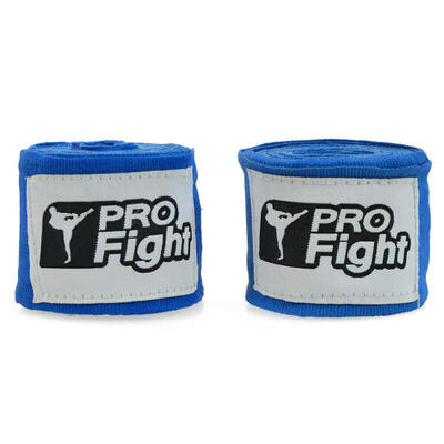 Bendaggio boxe Profight 4 m cotone con velcro