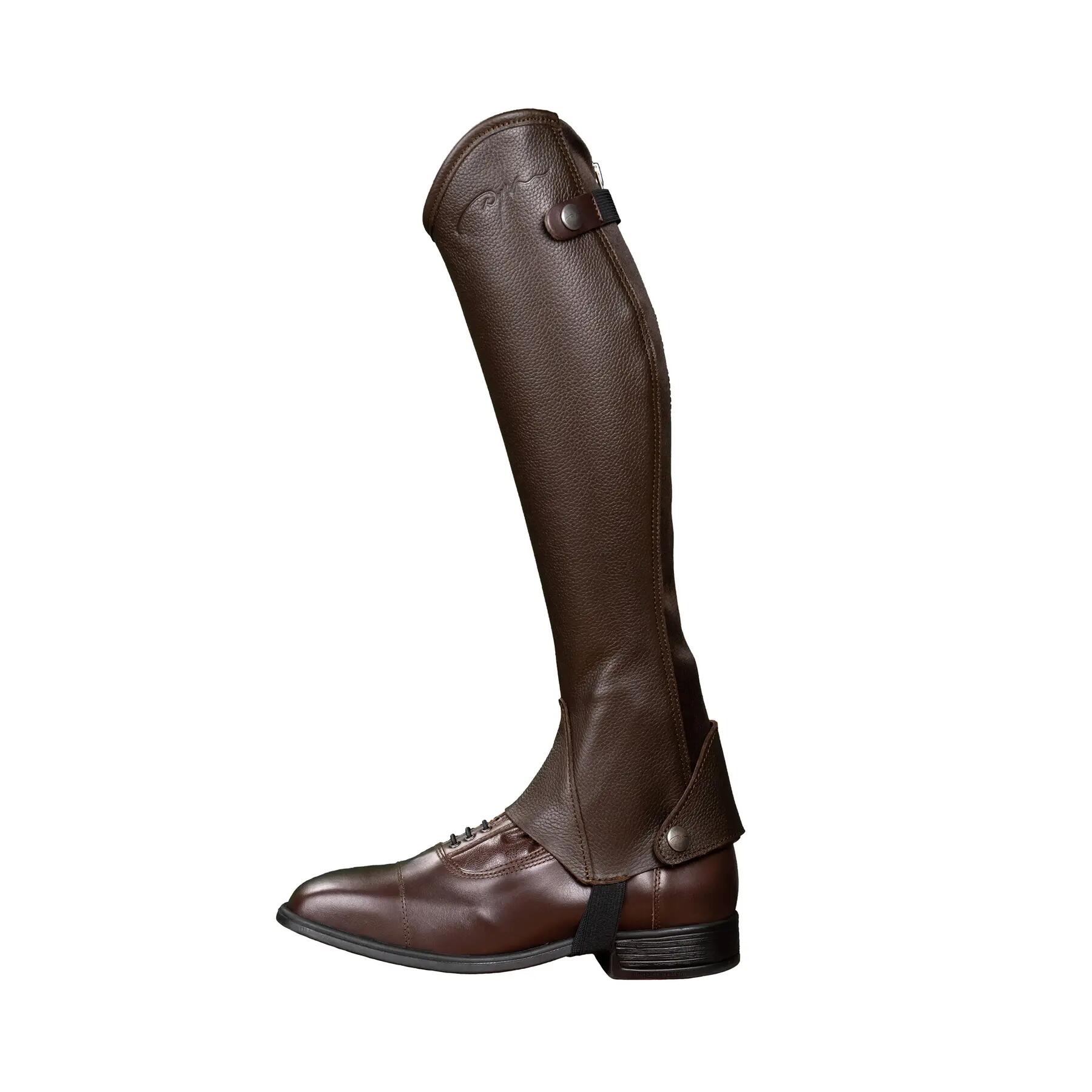ELT Half Chaps Exclusive – Mini-cambrelle Avec Insert Cuir, Taille XS à XLW