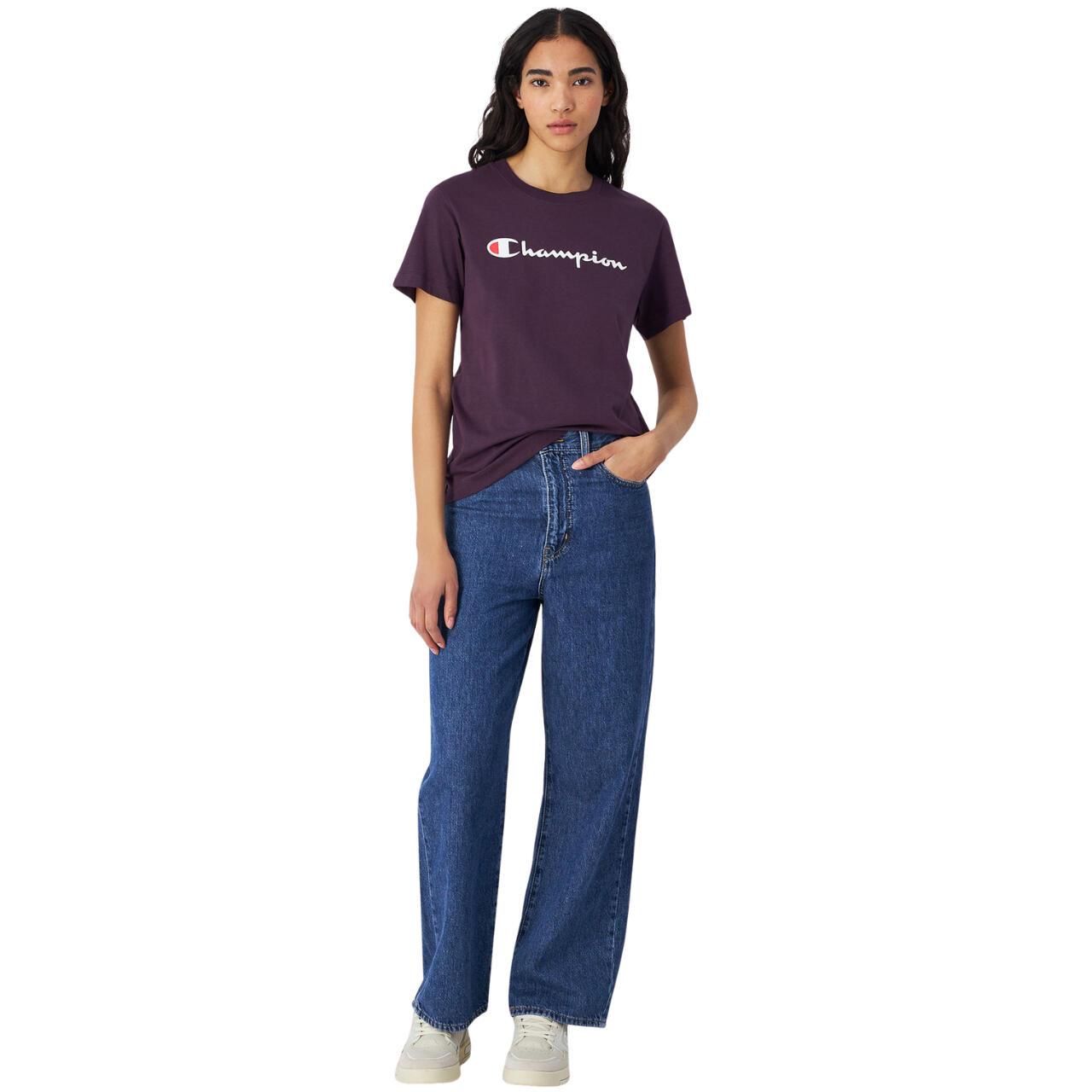 Champion T-shirt femme manches courtes 100% coton 6/6